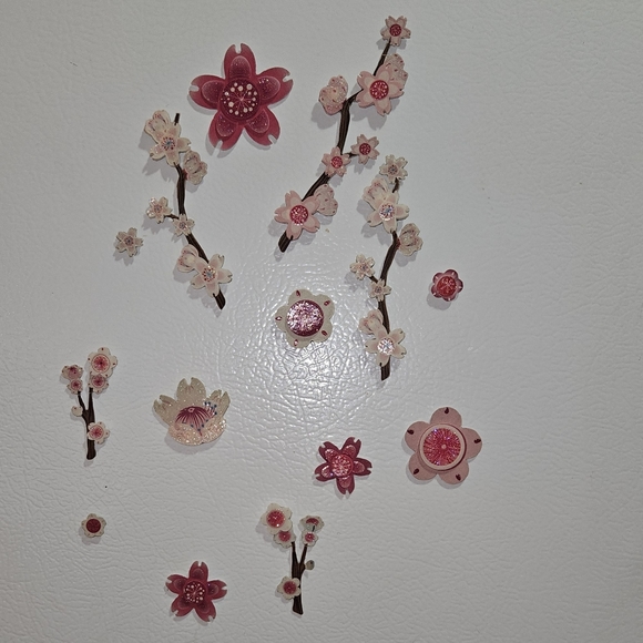 Cherry blossom magnets - Picture 6 of 8